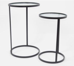 Set de 2 sellettes ronde