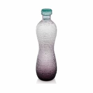 Bouteille en verre améthyste