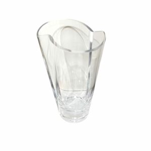 Vase drapé transparent