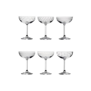 OSLO - Lot 6 coupes champagne